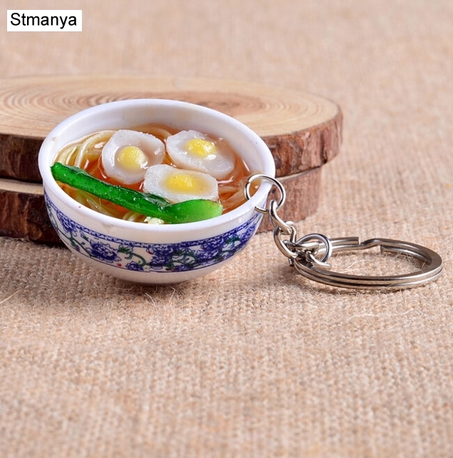 Food Zinc - Mini porte-clés de nourriture de simulation