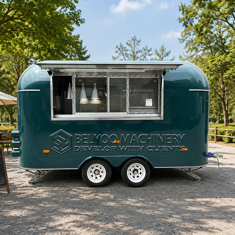 Food With Snacks - Remorque alimentaire commerciale Belyoo, cuisine mobile