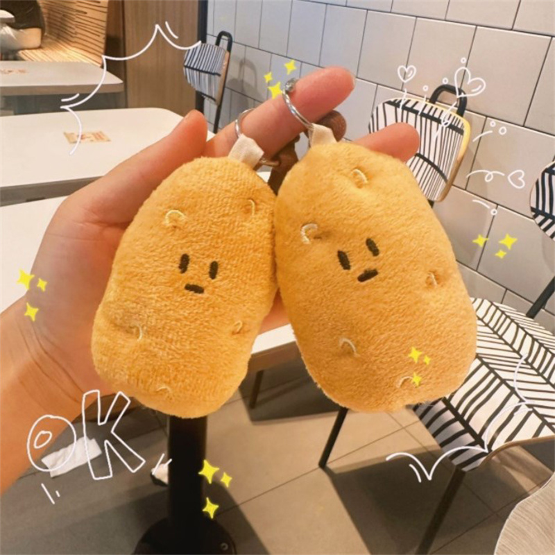 Food Zinc - Peluche petite pomme de terre suspendue,