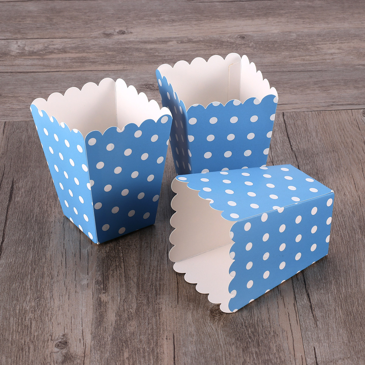 Food Day Snacks - 24 boîtes à pop-corn en papier