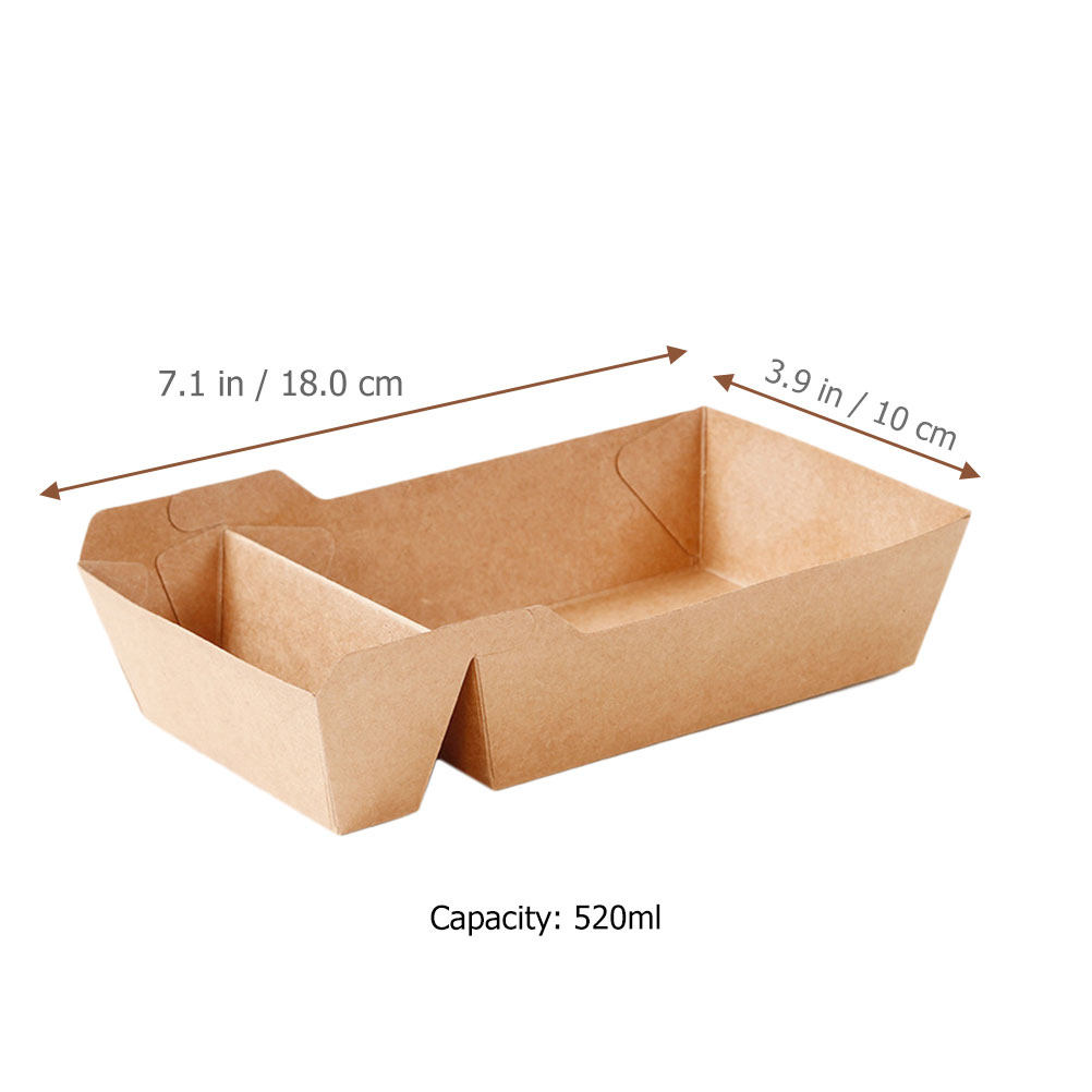 50 boîtes à goûter en papier,  - Food Day Snacks avis et prix