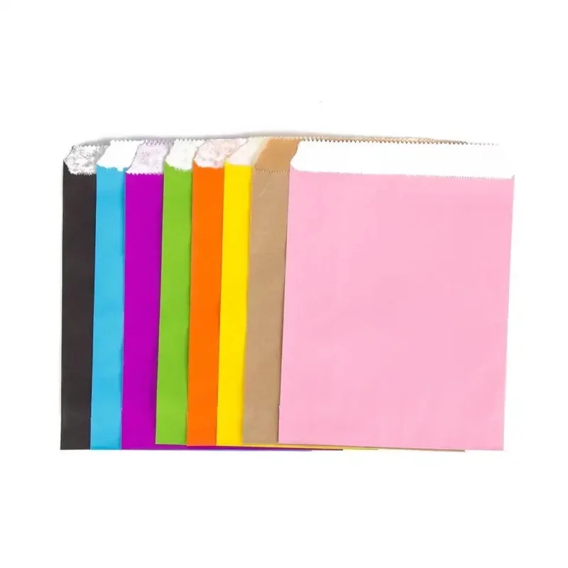 Sacs en papier Kraft colorés p - Food Day Snacks avis et prix
