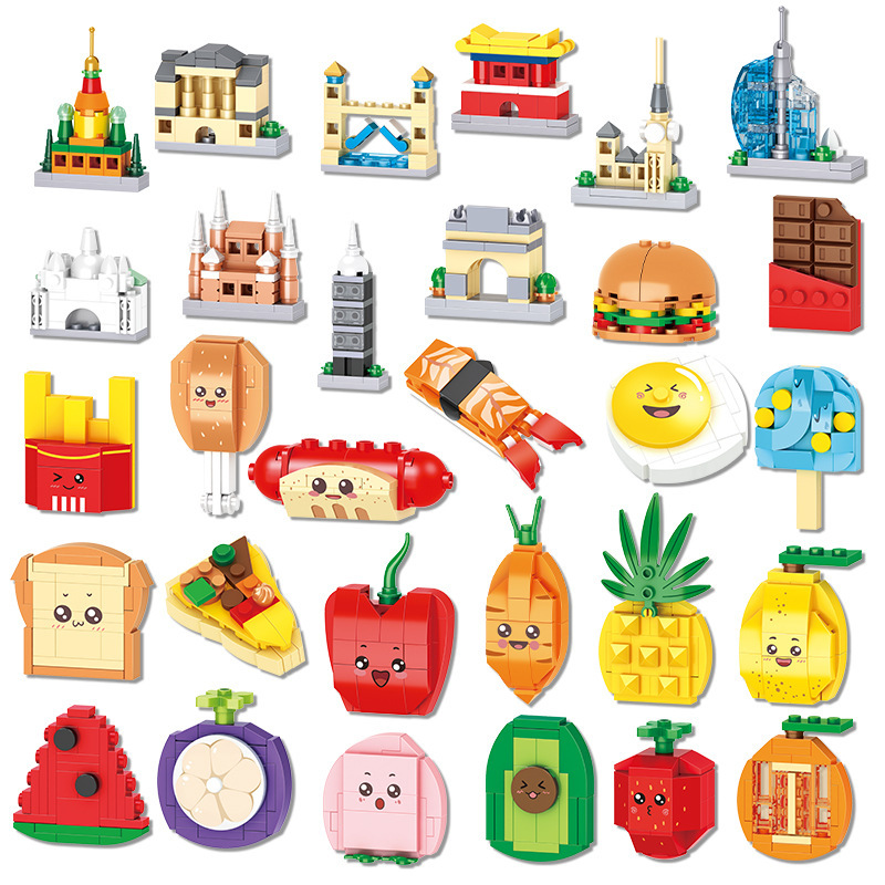 Kit de blocs de construction d - Food Snacks Ideas For Kids avis et prix